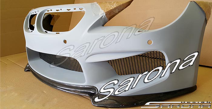 Custom BMW 6 Series  Coupe & Convertible Front Add-on Lip (2004 - 2010) - $790.00 (Part #BM-069-FA)